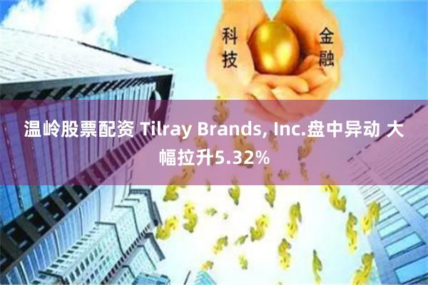 温岭股票配资 Tilray Brands, Inc.盘中异动 大幅拉升5.32%